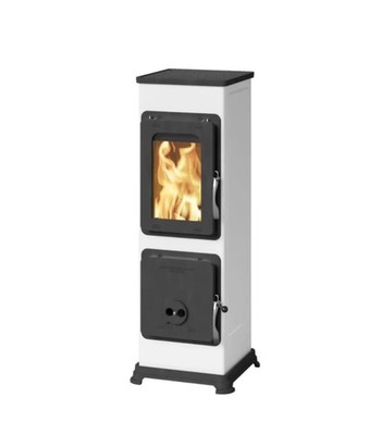 Thorma Zeitbrandofen Kaminofen MILANO II AT weiß (5,5 kW)