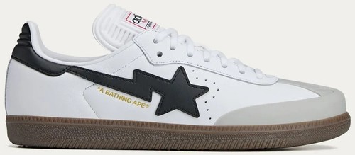 NEW adidas Samba Bape White Black Gum | Men Sizes 6.5 | JR9245