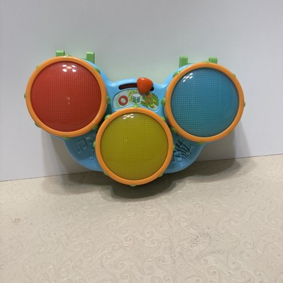 Bright Starts Safari Beats Musical Learning Toy Drums Animal Sounds  Lights(D2)