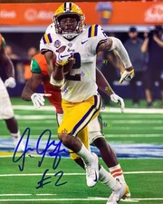 Justin Jefferson LSU  8x10 Signed Autographed photo Reprint