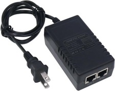 Gigabit POE Injector Adapter 48V 36W 0.7A 10/100/1000Mbps IEEE 802.3af 100M/328F