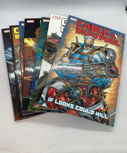 All 1st Prints NM Cable & Deadpool Vol 1-7 Full Run Lot Set TPB 2004