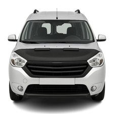 Haubenbra Steinschlagschutz Bonnet Bra für Dacia Lodgy 2012-2024 Schwarz Halb