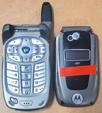 Motorola i850 - Gray and Black  Nextel  Rare PTT iDEN Cellular Flip Phone