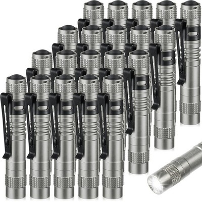 20 Pcs Mini Pen Light Flashlights Father Day Gifts for Men Pocket Flashlights...