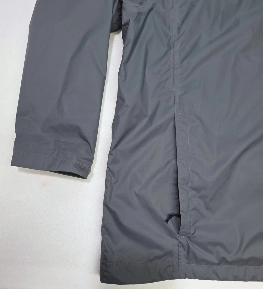 Columbia Rain Jacket Mens 4XT 4XL Tall Gray Waterproof Omni-Tech Packable Hooded - Image 3 of 4