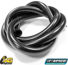 Apico Fuel Line Pipe Hose Black 6mm x 10mm 1 Metre Length Scooter Motorcycle