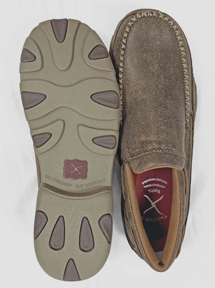 Twisted X MDMSC03 Work Comp Toe ASTM EH Driving Moc Loafer Slip-on Shoe 13M Twisted X® | Work Slip-On Driving Moc | MDMSC03 main image 3