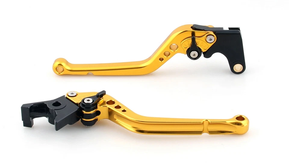 Long Brake Clutch Levers Fit Honda CB1000R 08-14 CBR1000RR/FIREBLADE 04-07 Gold Foto 2 de 2