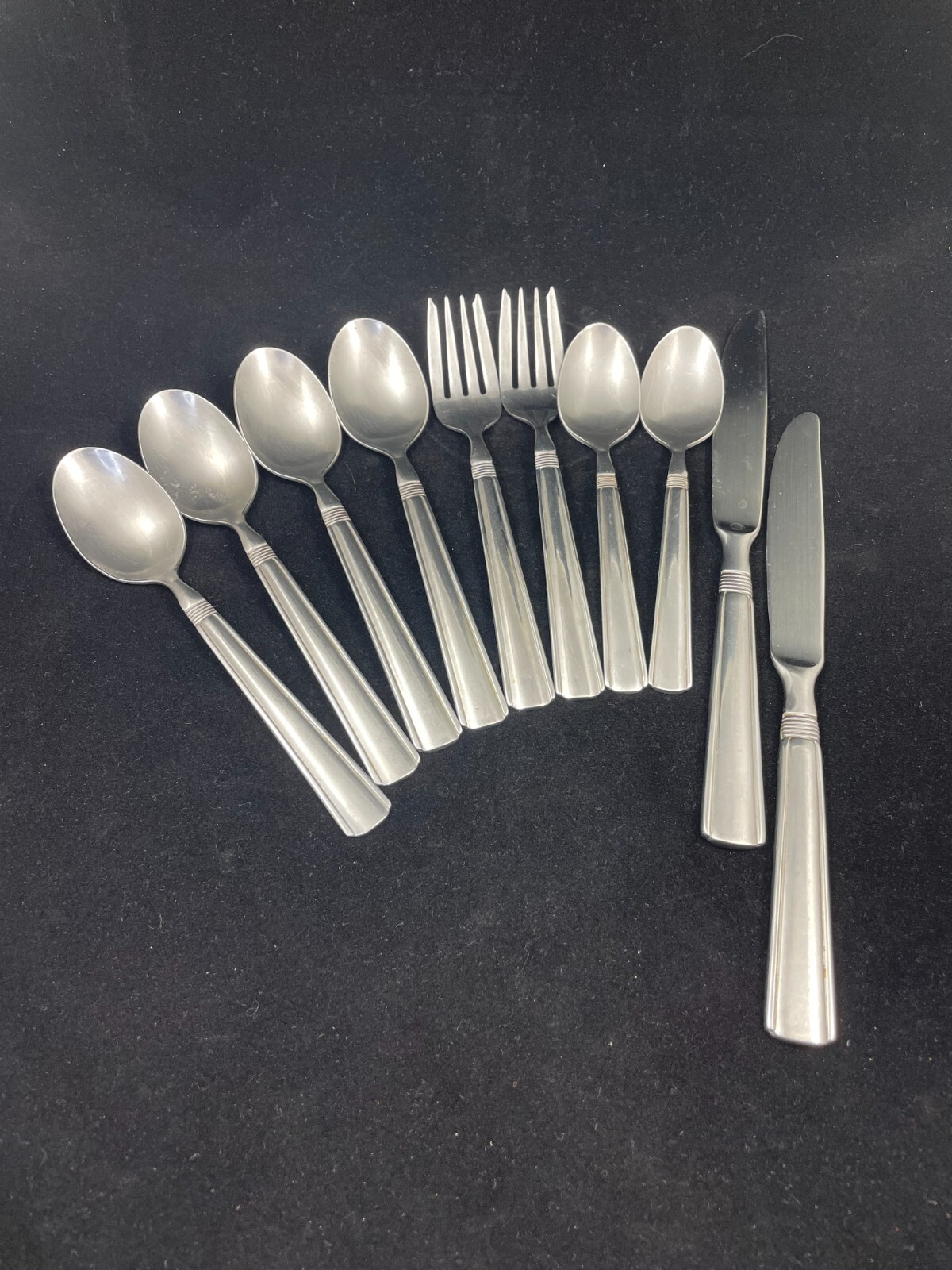 Pfaltzgraff Kenilworth Stainless Steel 18/0 Glossy Flatware Set Options