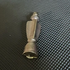 Antique Brass lamp finial (2 1/4”x 1/2")