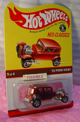 RLC Hot Wheels Redline Club Neo-Classics '32 FORD VICKY #5∞red