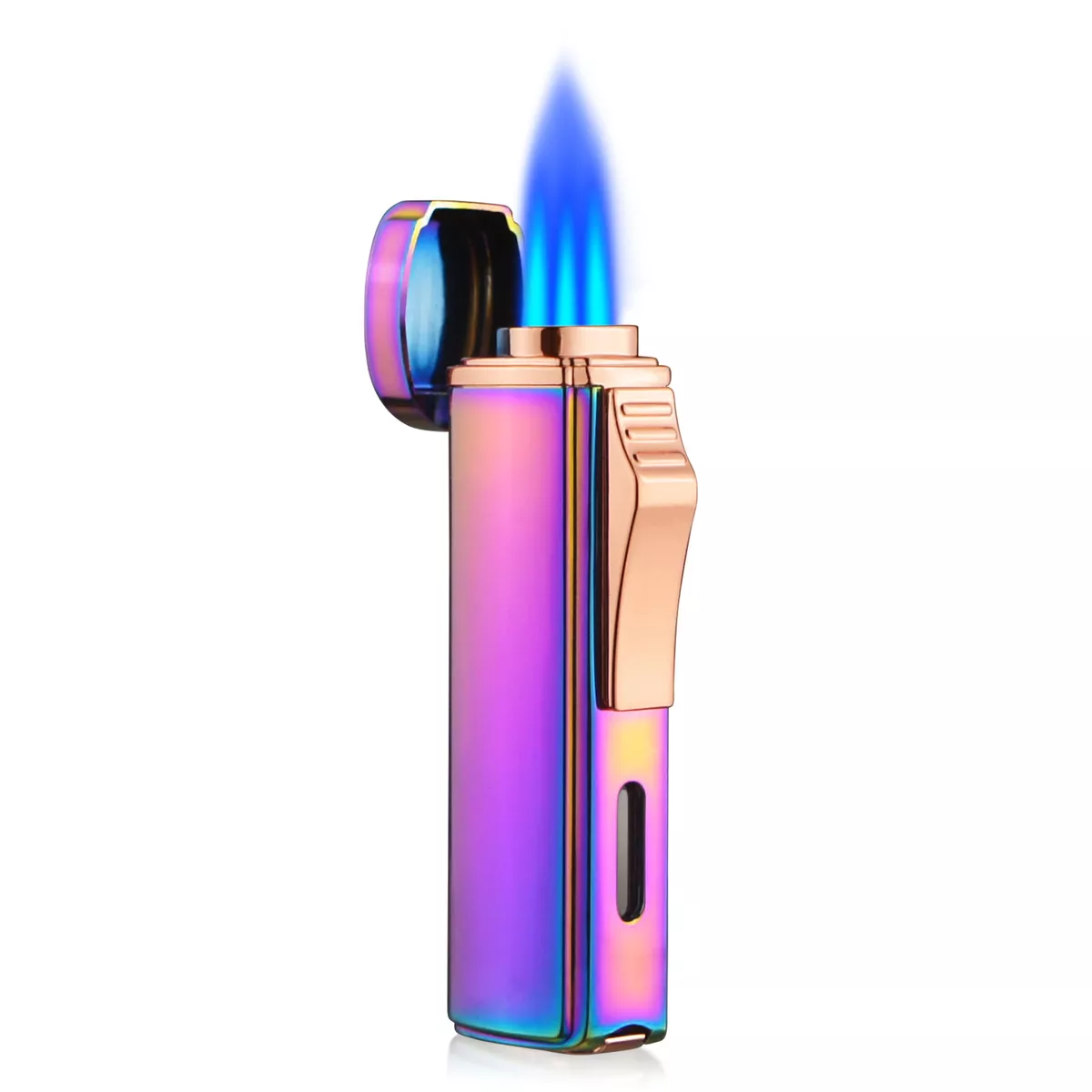 Cigar Torch Lighter Triple Jet Flame Cool Butane Refillable Cigar Lighter Punch