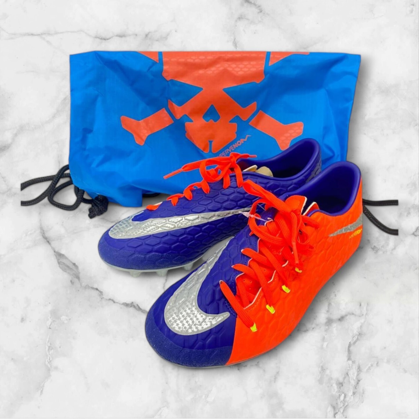 Nike Hypervenom Feron III Soccer Cleats US 6.5 Spikes with Bag Used