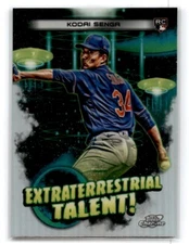 2023 Topps Chrome Cosmic Extraterrestrial Talent Kodai Senga Mets #ET-16