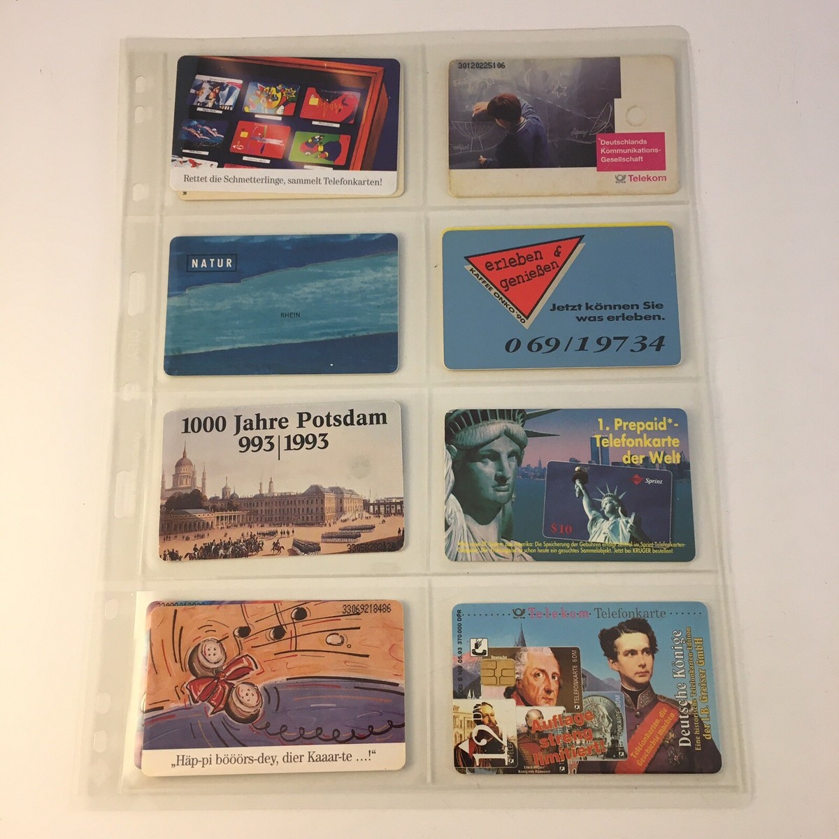 VTG 90s European Telephone Card Collection : GB, Germany, Ireland