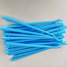 25 Pack Dental Surgical Aspirator Suction Saliva Tips Tubes Kit Blue 1/16 Dia 