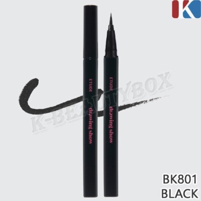 ETUDE Drawing Show Brush Liner 0,6g #BK801 Black Fixing Eyeliner Liquid Eyeliner