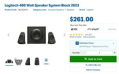 logitech z623 officeworks