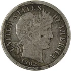 1902 Barber Dime Fine Grade