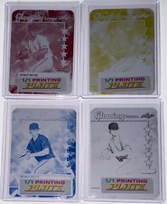2024 Leaf Vivid Baseball Noble Meyer Glowing Review Printing Plate 1/1 Set
