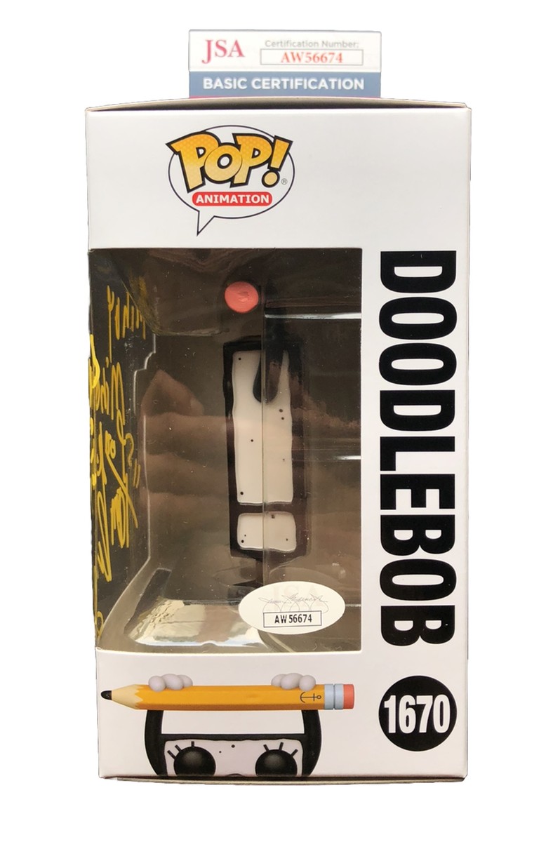 Tom Kenny Signed DoodleBob Funko #1670 SpongeBob SquarePants