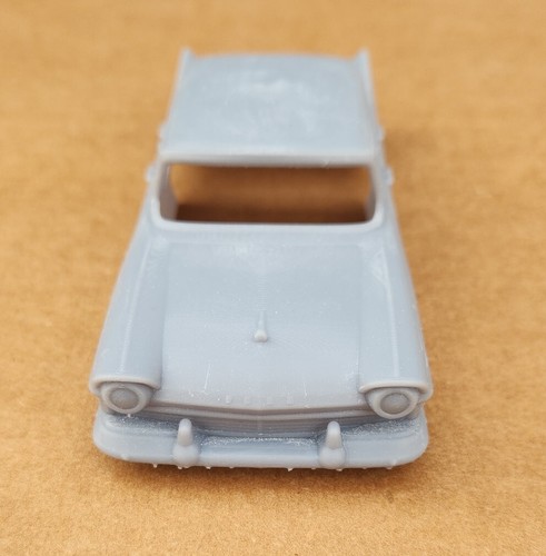 ABS-LIKE RESIN 3D PRINTED 1/48 1957 FORD CUSTOM 300 FORDOR SEDAN BODY - Picture 6 of 9