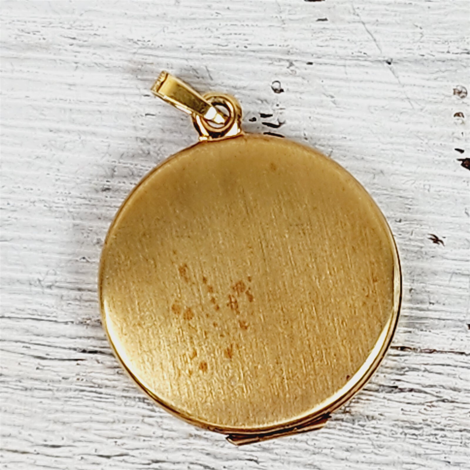 Vintage 14K Yellow Gold Locket Pendant Small Luxury Pretty