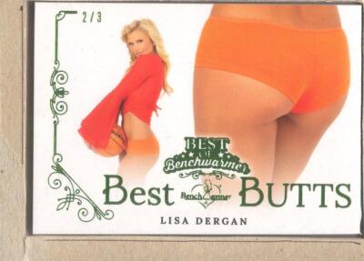 Lisa Dergan 2022 Bench Warmer Best of Best Butts Lime Green Foil 2/3
