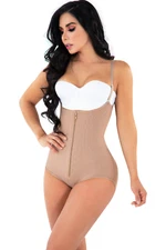 JACKIE LONDON 1015 - Panty Body Shaper With Covered Back And Zipper Cocoa 2XL