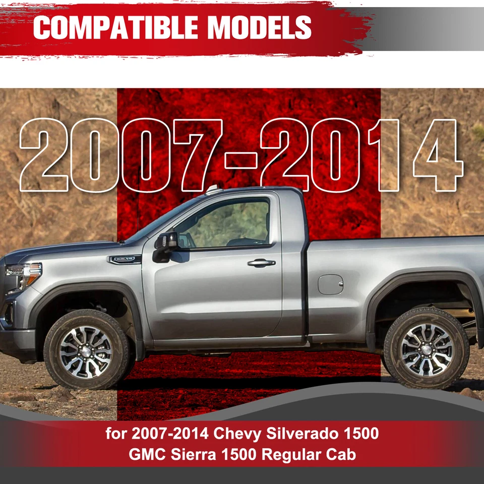 Soporte de tanque delantero y trasero, montaje de amortiguador para 07-14 Chevy Silverado/GMC Sierra 1500 Foto 2 de 4