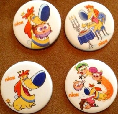 Fairly OddParents set of 4 2013 San Diego Comic-Con SDCC promo buttons or pins