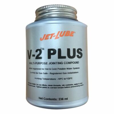 V2 Plus JET LUBE 236G MULTI PUROPSE ROHRVERBINDUNGSMASSE WASSER UND GAS