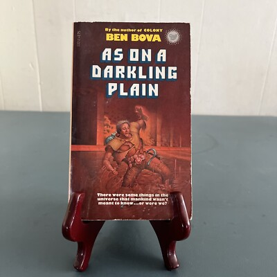 #ad AS ON A DARKLING PLAIN BY BEN BOVA 1978 Vintage Dell Paperback $7.23