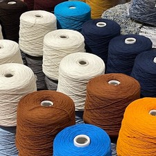 Merino Wool Yarn on Cone Sport Weight Italian Luxury Knitting USA TARIFF FREE