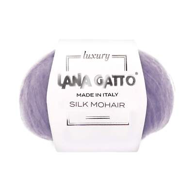 Knäuel Silk Mohair, Wolle Katze Luxury Line - Pastellton
