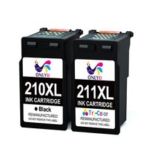 2-Pack Ink compatible with Canon PG-210XL CL-211XL PIXMA MP280 480 490 495 MX320