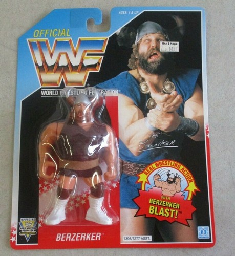 SEALED MOC VTG 1992 WWF BERZERKER BERZERKER BLAST ...