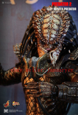 Perfect Hot Toys Mms173 1/6 Predator 2 City Hunter Predator Action