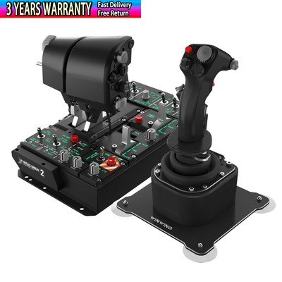 WINWING Orion 2 HOTAS Flight Simulator (15EX Throttle + 16 Flight Joystick Grip)