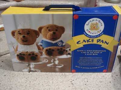 NEW Nordic Ware Williams Sonoma Build-A-Bear 3-D Teddy Cake Pan 10 Cups Aluminum