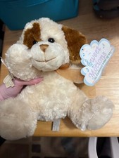 RBI Sweet Motions Wind Up Musical Lullaby Dog Puppy Plush Head Moves