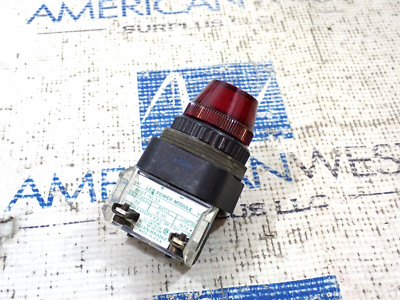 Allen Bradley 800H-QRL32R Red Pilot Light Ser F W/800T-NL32 LED Power ...