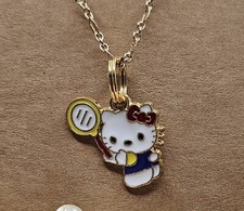 Tennis Hello Kitty Charm Necklace