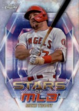 2023 Topps Stars of the MLB Chrome Refractor #SMLBC-2 Mike Trout NM-MT Angels