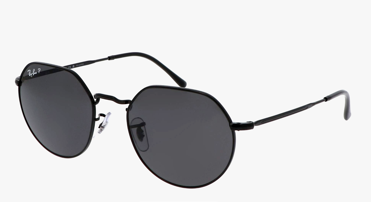 New RAY-BAN JACK Sunglasses RB 3565 002/48 53-20 Black Frames