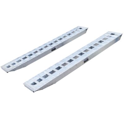 8' x 16'' Drop Deck Trailer Ramps 10000 lb +Double Pin-On Ends 10-16-096-02-02