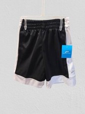 Pro-Player Boys Black White Mesh Basketball Shorts NWT Select Your Size