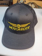 Motorkote Black Trucker Hat Snapback CSI