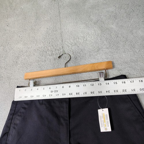 Lands' End Outfitters Pants Women 12 Black Oeko-Tex Wide Lag Trouser Classic NWT - Picture 7 of 11